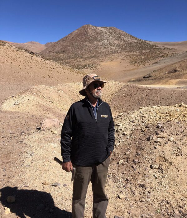 Dr. Jose-Frutos on a Gold Hart Copper plot of land in Chile